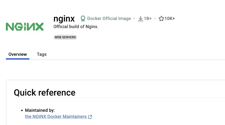 Docker Setting NGINX 1