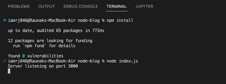 Docker Setting NodeJs 3