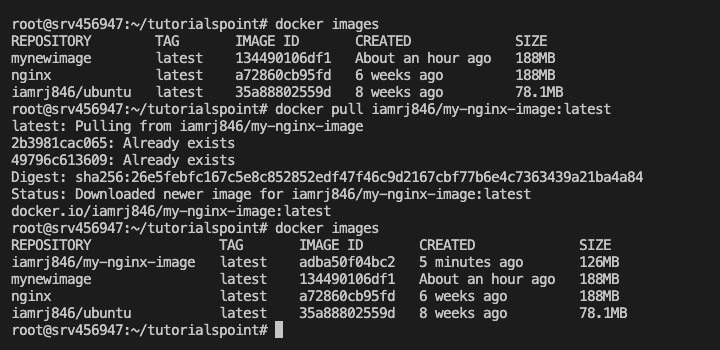 Pulling a Docker Image from Docker Hub