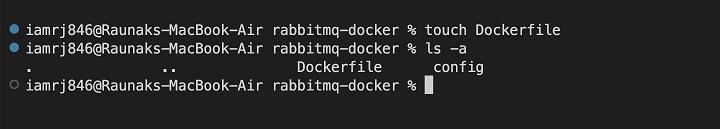 RabbitMQ is working locally