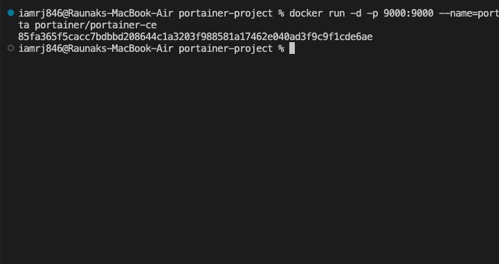 Run Portainer as a Docker Container