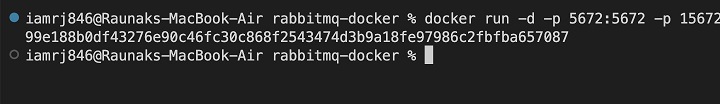 Running RabbitMQ Docker Container