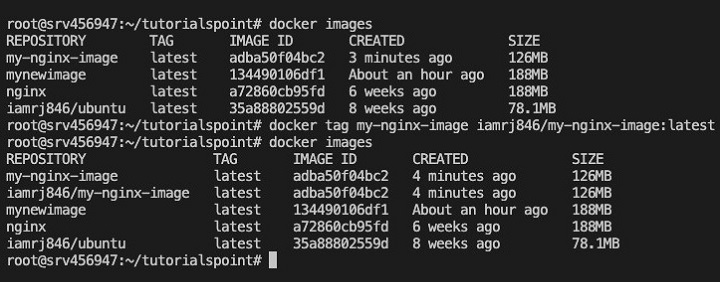 Tagging the Docker Image