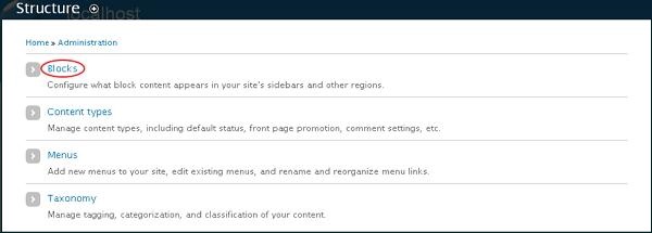 Drupal Block & Regions