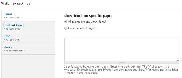 Drupal Block & Regions