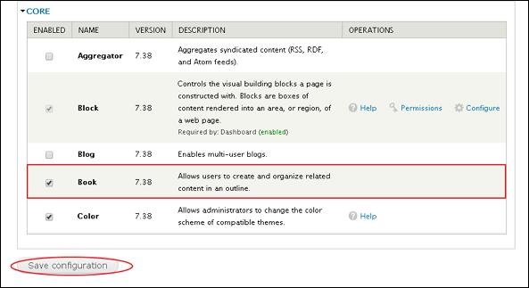 drupal book module