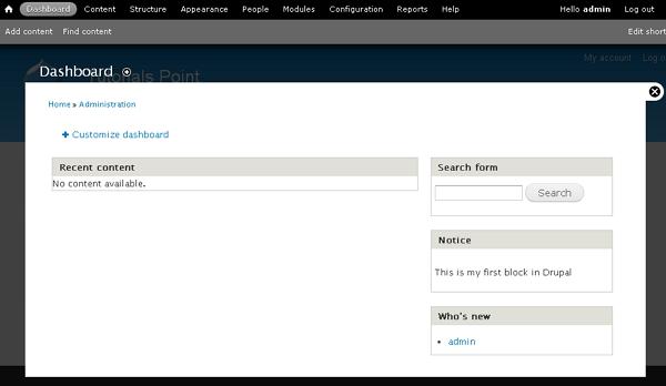 Drupal Block & Regions