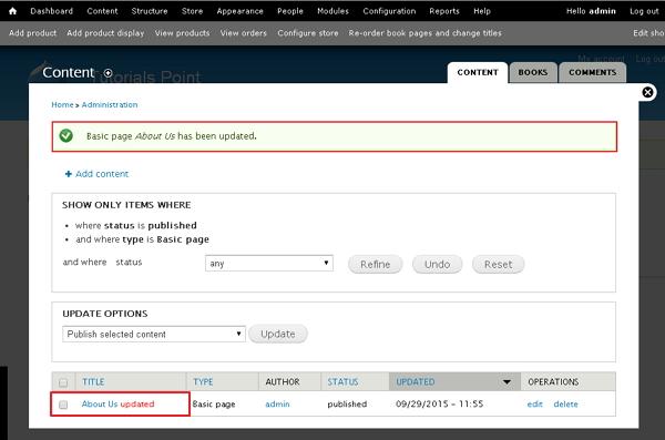 Drupal Modify Content