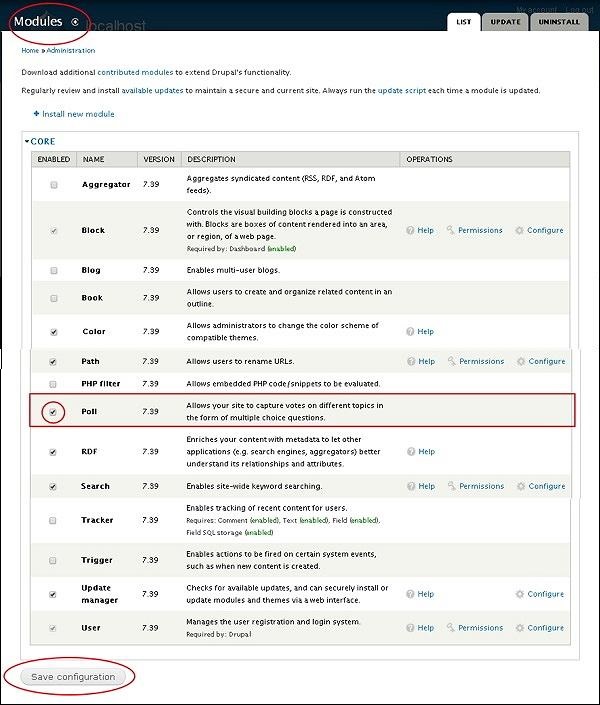 Drupal Poll Module