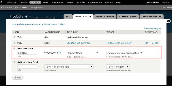 Drupal Setup Payments