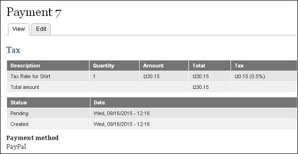 Drupal Setup Payments