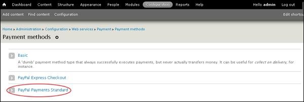 Drupal Setup Payments