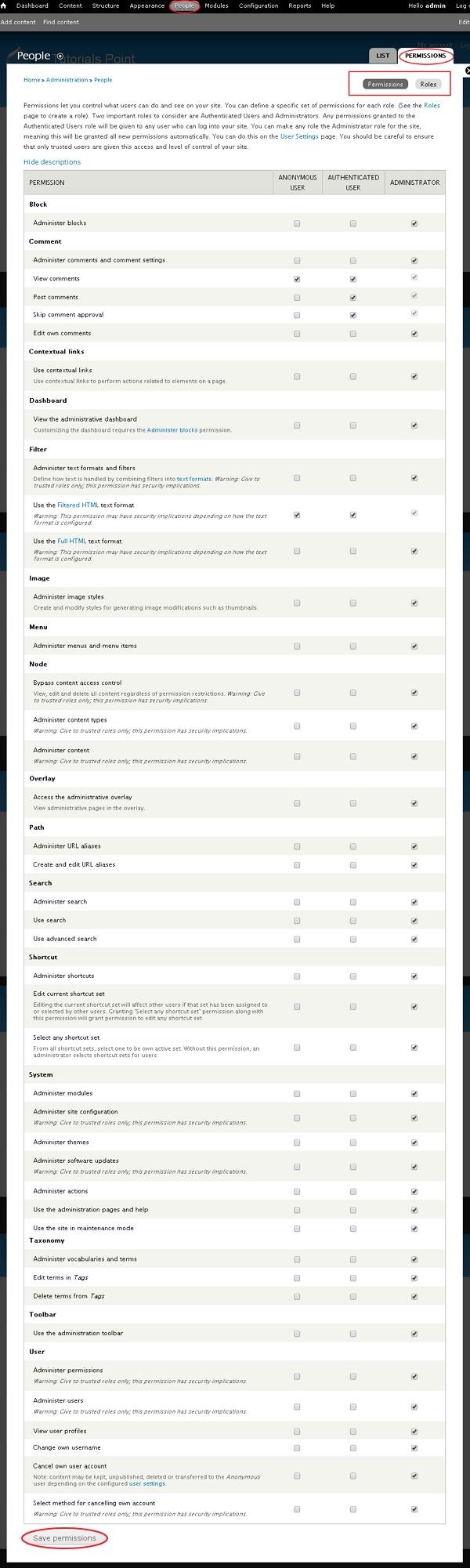 Drupal Block & Regions