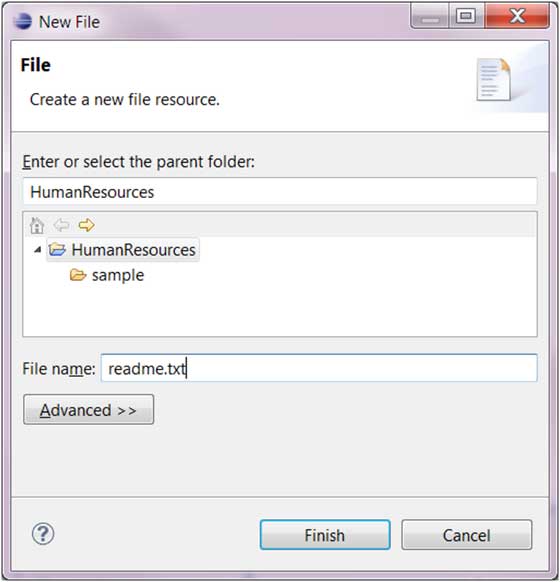 Create New File