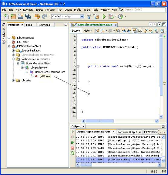 Web Service Method drag