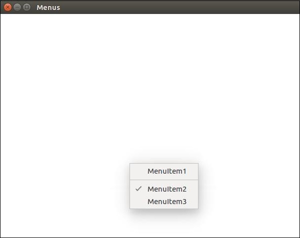 Context Menu