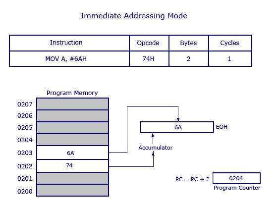 Immediate Addressing Mode