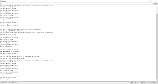 Serial Monitor Output