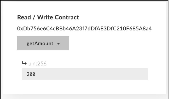 Generate get Amount