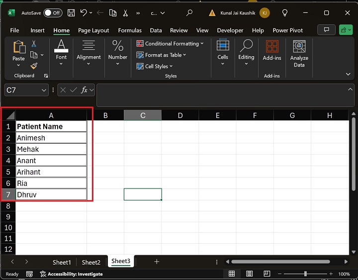 Border Styles into Microsoft Excel worksheet