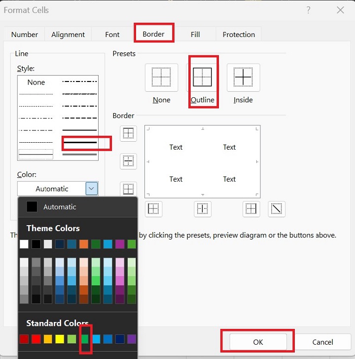 Format Cells in Excel