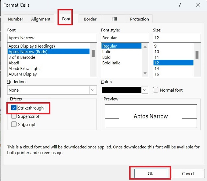 How to Apply the Effects to a Range of the Cells