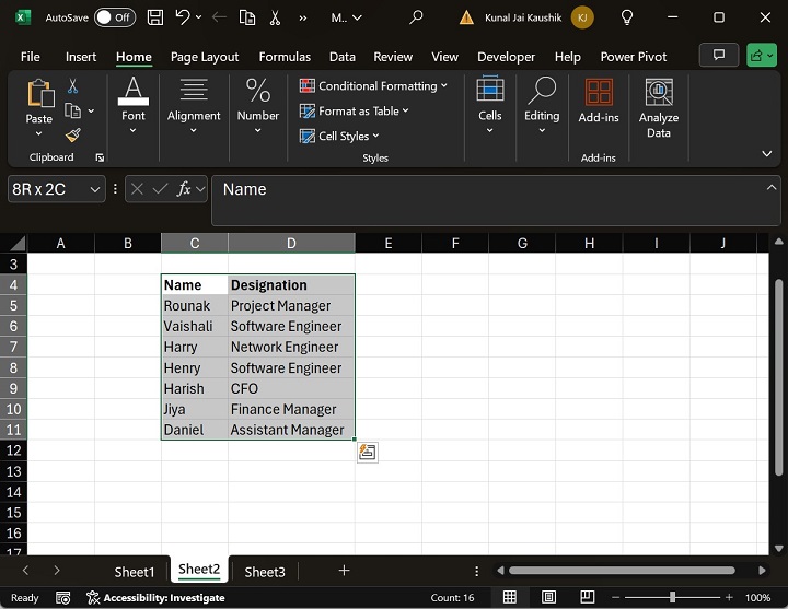 How to format cell borders in Excel