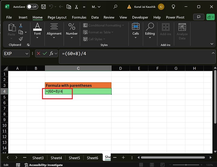 How to Remove Parenthesis in Excel