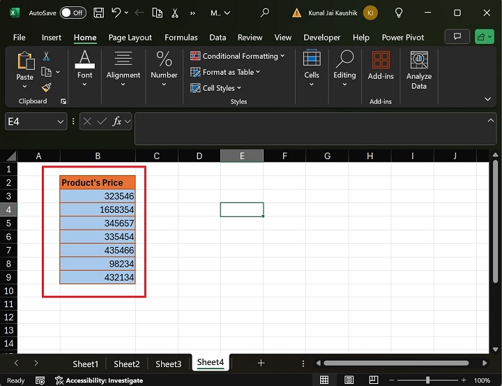 How to Use Scientific Notation Number Formatting in Excel