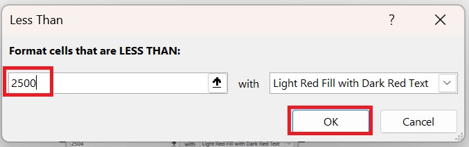 Use of Conditional Formatting in Excel