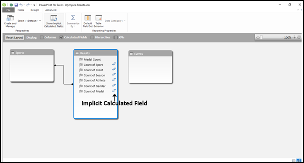 Calculated Fields box checked