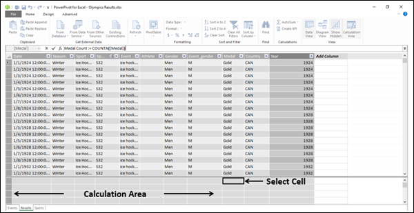 Creating a Calculated Field in a Table