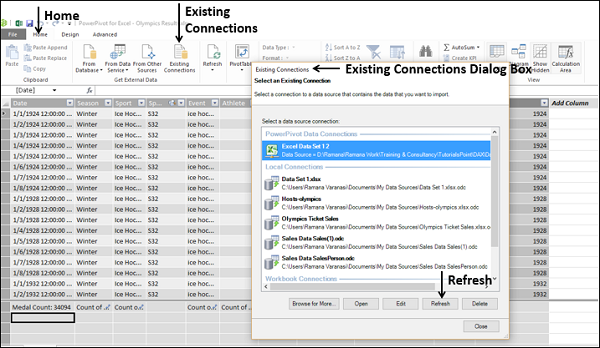 Existing Connections