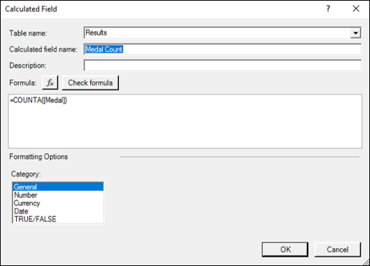 Renaming a Calculated Field in the Manage Calculated Fields