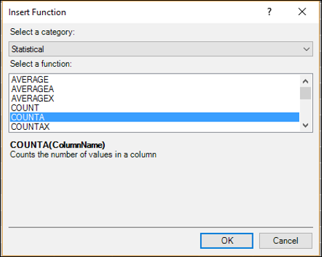 Using Insert Function