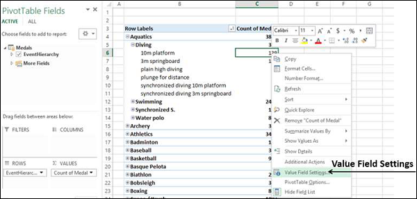 Calculations Using Hierarchy