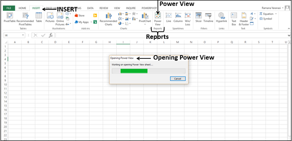 Opening Power View