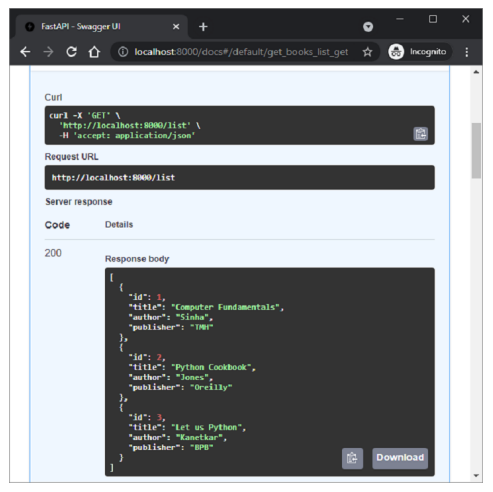 FastAPI CRUD Operations