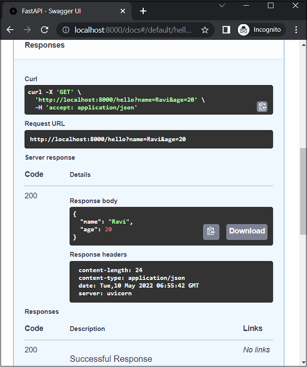 FastAPI Query Parameters