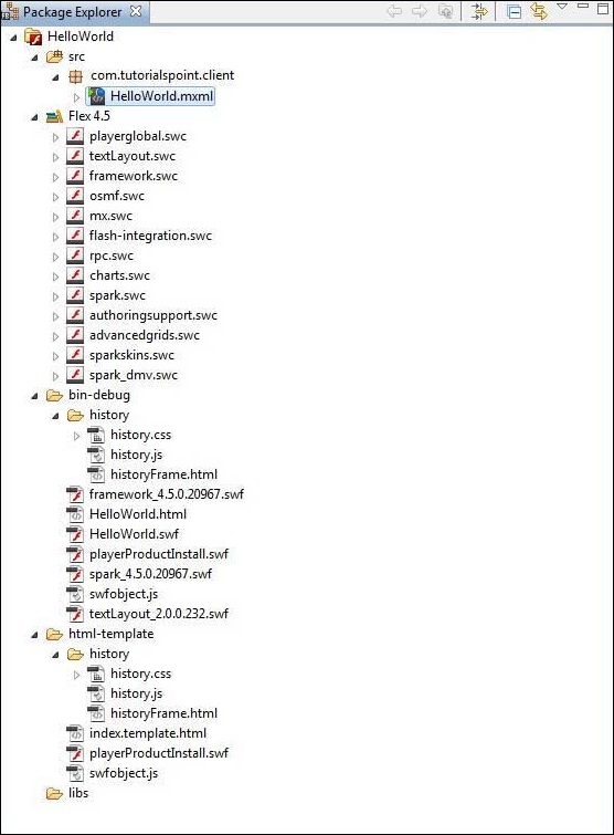 Flex Project Structure