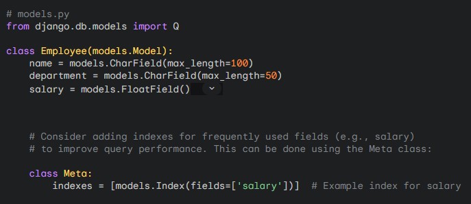 Un-optimized Code Structure 1