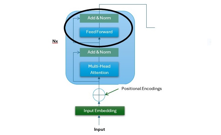 Feed Forward Neural Network Sub-layer