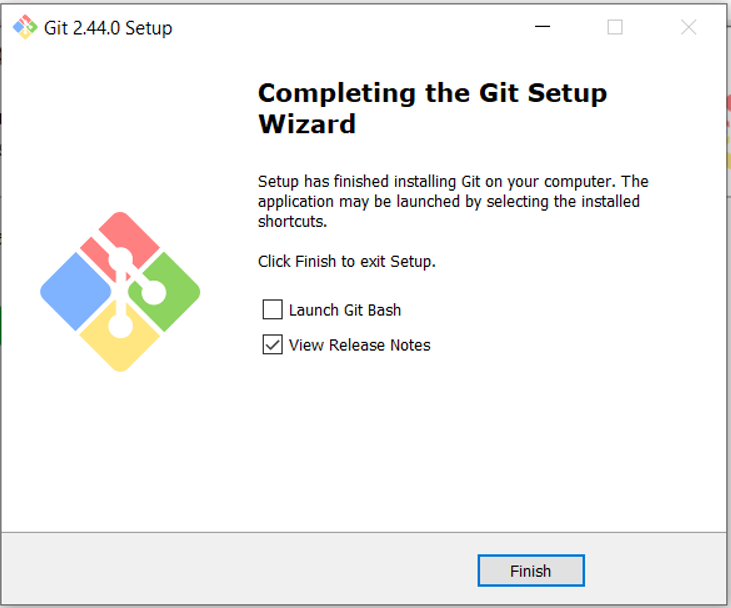 Git installation on Windows