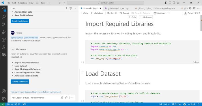 GitHub Copilot Jupyter Notebook
