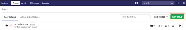GitLab Creating Group