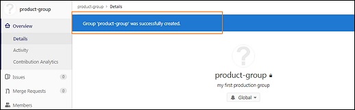 GitLab Creating Group