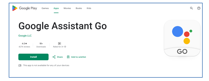 Google Assistant Go