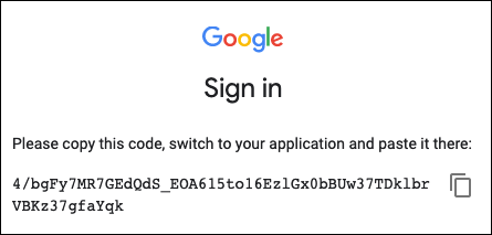 Google Sign In