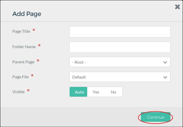 Grav Administration Panel Pages