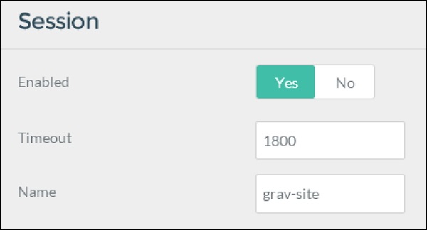 grav configuration system